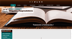 Desktop Screenshot of abogadosyemprendedores.com